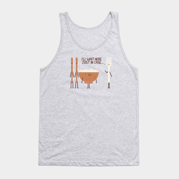 Just In Case Tank Top by HandsOffMyDinosaur